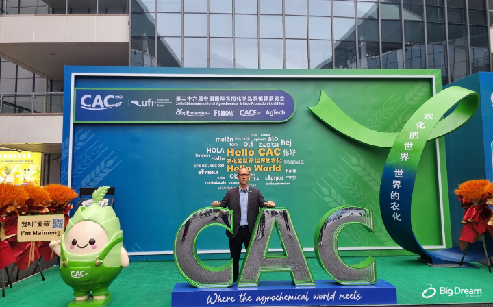O diretor executivo da Sindag e engenheiro agrônomo Gabriel Colle, participa de feira internacional na China com apoio da Big Dream Viagens