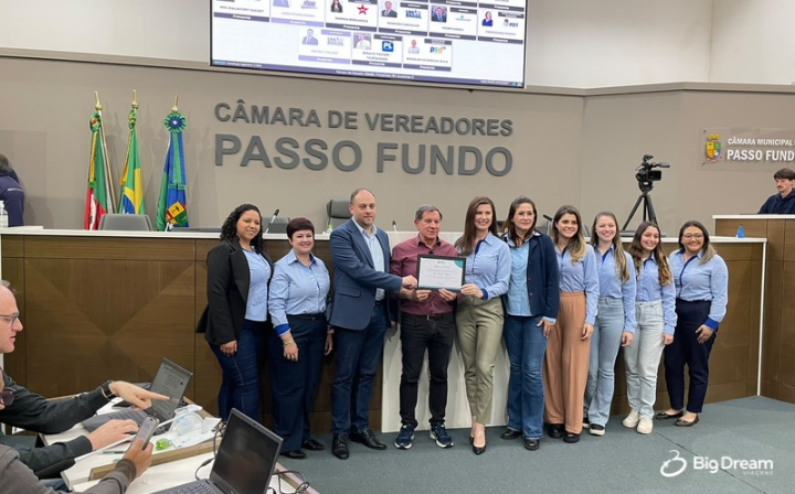 Big Dream Viagens recebe Homenagem ao Mérito da Câmara Municipal de Passo Fundo