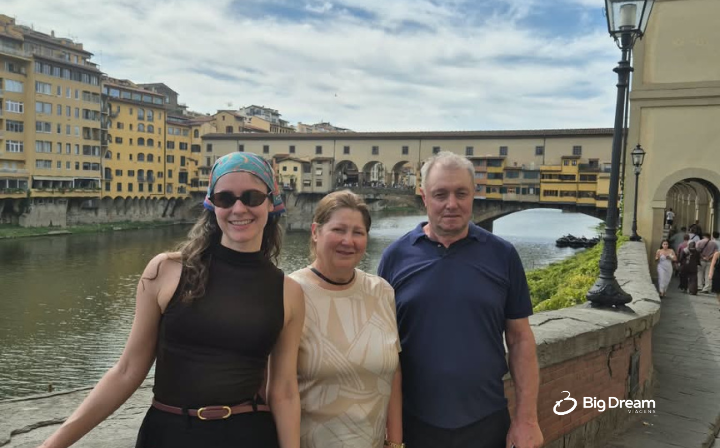 Érica vive uma experiência em família pela Itália com a Big Dream Viagens