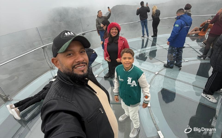 Família escolhe Gramado para viver momentos especiais