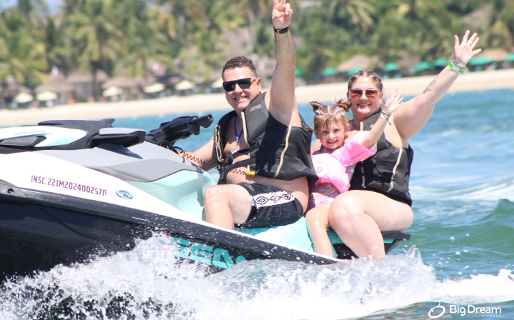Camila e Anderson vivem momentos especiais em viagem em família por Pernambuco