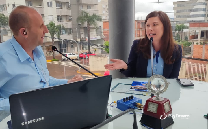 Elisandra Fachi fala em entrevista à Vang FM sobre os oito anos da Big Dream e nova unidade em Marau