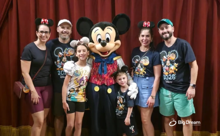 Duas famílias embarcam em uma aventura inesquecível em Orlando com a Big Dream Viagens